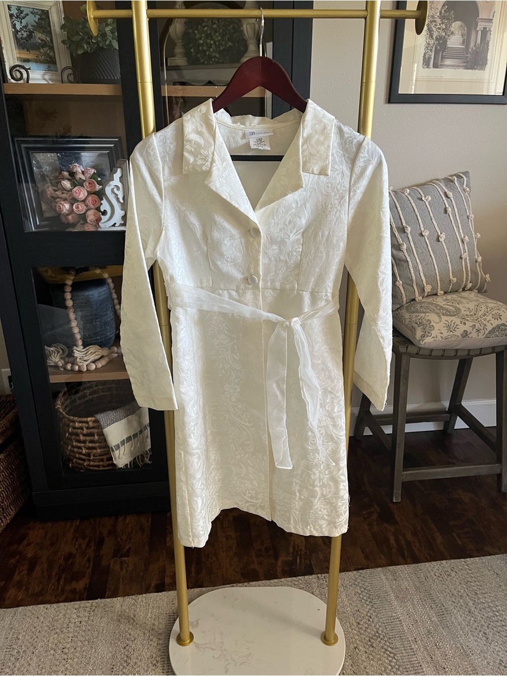 Bonnie Jean Jacquard Belted jacket youth 14
